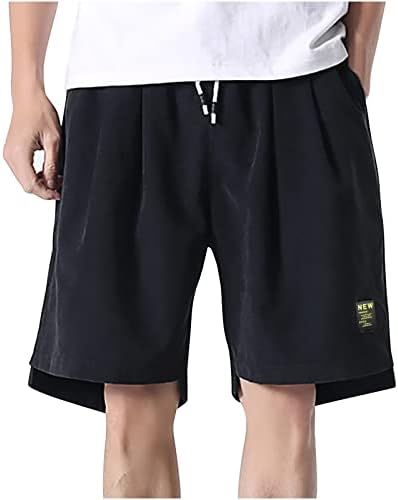 Капри панталони за машки 3/4 салон шорцеви со џебови големи и високи шорцеви со дрес за трчање тренинг за обука за кошарка дома
