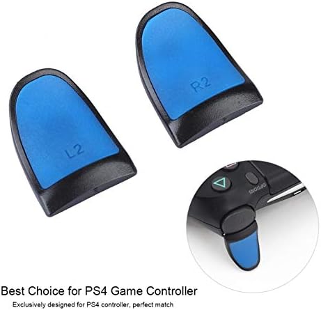 Dauerhaft Easy за инсталирање на најдобар натпревар што не се лизга контролор Extended Grips L2 R2 Контролер Extenders Soft Touch, за PS4