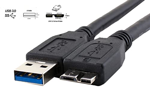 Micro USB 3.0 кабел А до микро Б за преносни надворешни хард дискови