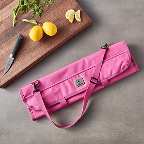 Мерсер кулинарска торба за складирање на ролни со 7 џеб, една големина, розова