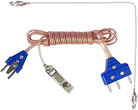 Сет од 2 жици на телото за мечување на спортот - 2 -пински кабли за тело за сабја и мечување на фолија - вклучува жица со глава