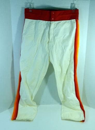 1983 Хјустон Астрос 56 Игра користеше бели панталони 37-27 DP24392 - Игра користени панталони MLB