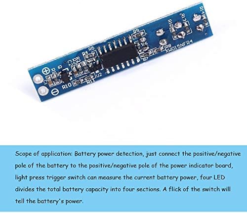 KOOBOOK 2PCS 3S 18650 Li-Ion литиум полнач на батерии Индикатор за полнач на батерии LED дисплеј Индикатор за ниво на моќност PCB BMS Protection