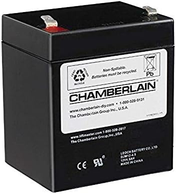 Чемберлен / лифтмастер / занаетчија 4228 Заменска батерија за резервна копија на батеријата опремена гаража врата Отворачи Среден