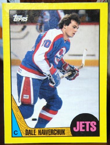 1987-88 Топс Дејл Хаверчук I Винипег Jетс кутија дното на хокејската картичка NHL