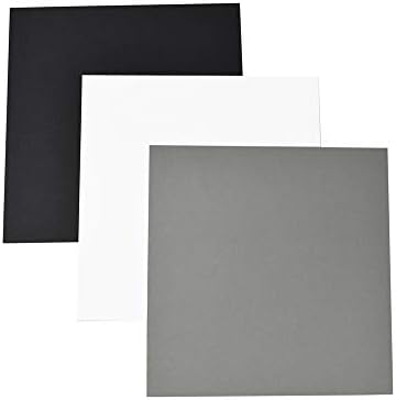 Homeford црно-бело шик картонски подлога, 6-инчи, 24-парчиња