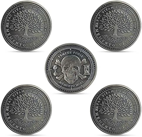 Atsknsk Memento Mori Memento Vivere Coin Pack од 5