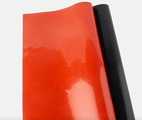500x500x3mm Црвена/црна силиконска плоча против апсорпција на шок и отпорна на висока температура - заптивка - заптивка - отпорна на висока температура -