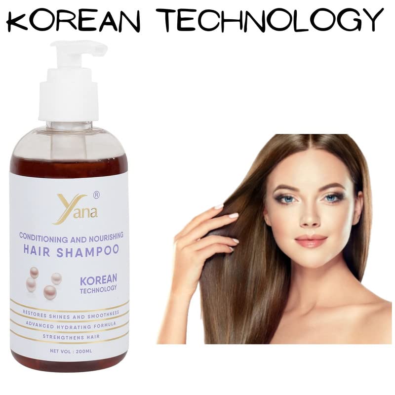 Јана шампон за коса со корејска технологија шампон за коса за мажи билка