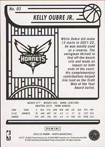2022-23 Panini NBA Hoops 93 Kelly Oubre Jr. Nm-Mt Charlotte Hornets Basketball Trading Card NBA