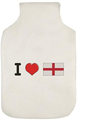 Азида „Ја сакам Англија“ шише со шише со топла вода