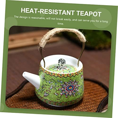 Yarnow керамички чајник јапонски чајни чај садови за лабав чај изолиран чајник вода котел котел лабава лисја керамички чајник топла