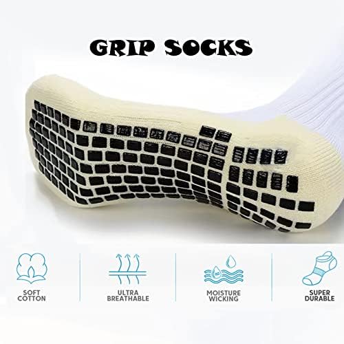 Исчистете ги мажите за зафаќање на фудбалски чорапи против атлетски чорапи кои не се лизгаат фудбалски кошаркарски чорапи со влошки за