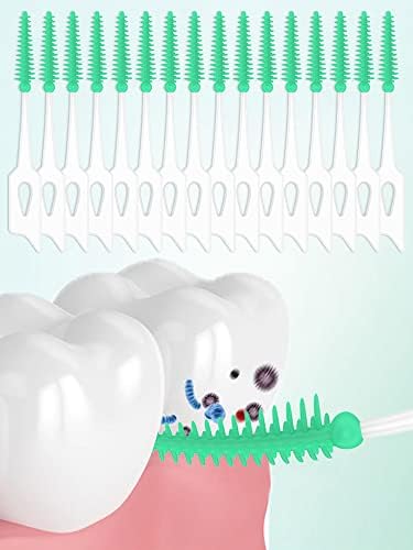 160 парчиња интердтална четка за четка за заби мек силиконски заби избира удобна алатка за чистење на забите