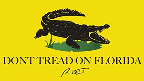 Обичај, не ме гази на мене налепници на Флорида, не газат со мене знаме винил автомобил декларација Gadsden знаме винил налепници