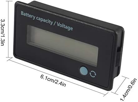 DC 12V батерија мерач на батерија Капацитет на напон монитор на мерач на мерач DC 24V 36V 48V 72V тестер за литиум јонски тестер за