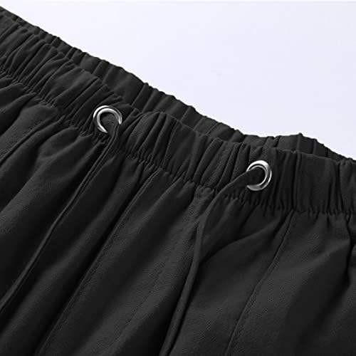 Жени летни панталони машки цврсти лабави обични панталони панталони модни памучни панталони со долга панталона елегантна лабава пантолона