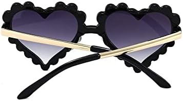 Озпикае Девојка Срце Очила За Сонце, Мода Симпатична Очила Ув Заштита Отворено Девојка Во Облик На Срце Очила За Сонце За Дете Партија Плажа