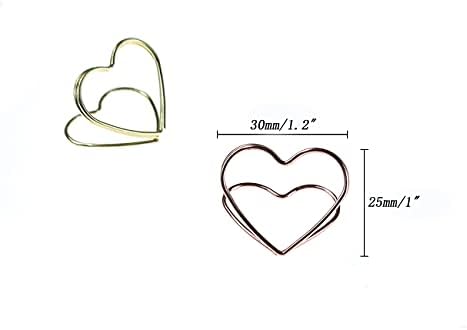 Vookura 20 парчиња држач за картички, триаголник во форма на срце, мешана метална жица, свадбена табела, клипови со слики со слики, користени