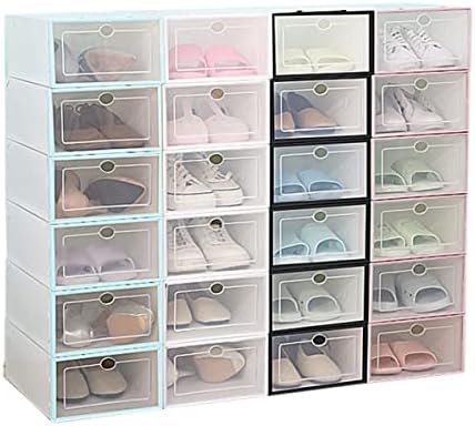 Кабини за пластични отпадоци за пластични кутии за чевли 6pcs пластични чевли чевли кутии за чевли кутии за чевли пластични кутии за чевли,