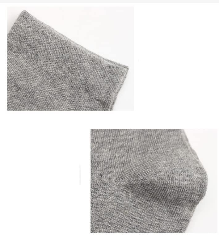 N/A 5 пара мажи чорапи сиви памук дише пролетни есенски чорапи деловни чорапи обични чорапи