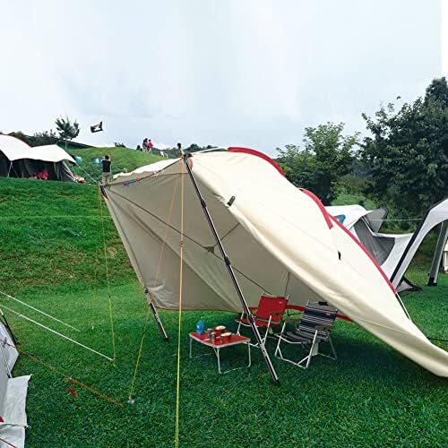 Телескопирање на столбови за прилагодливи прачки за крошна на фиберглас, преносни и тешки шатори за шатори за шатори, трепет,