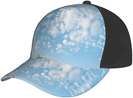 Зион Национален парк печатен бејзбол капа, прилагодлива тато капа, погодна за сите временски активности и активности на отворено црно