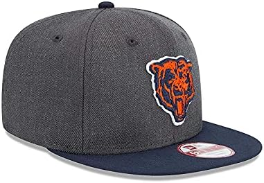 Нова ера Ексклузивни машки мечки во Чикаго, прилагодлива капа за капа, една големина, одговара на повеќето 9 -тина Snapback/Velcro/затворање