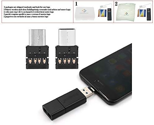 OTG адаптер за податоци за адаптер тип-C микро USB до USB OTG кабел C Општ USB конвертор на мобилни телефони за Xiaomi Huawei Samsung, Type-C