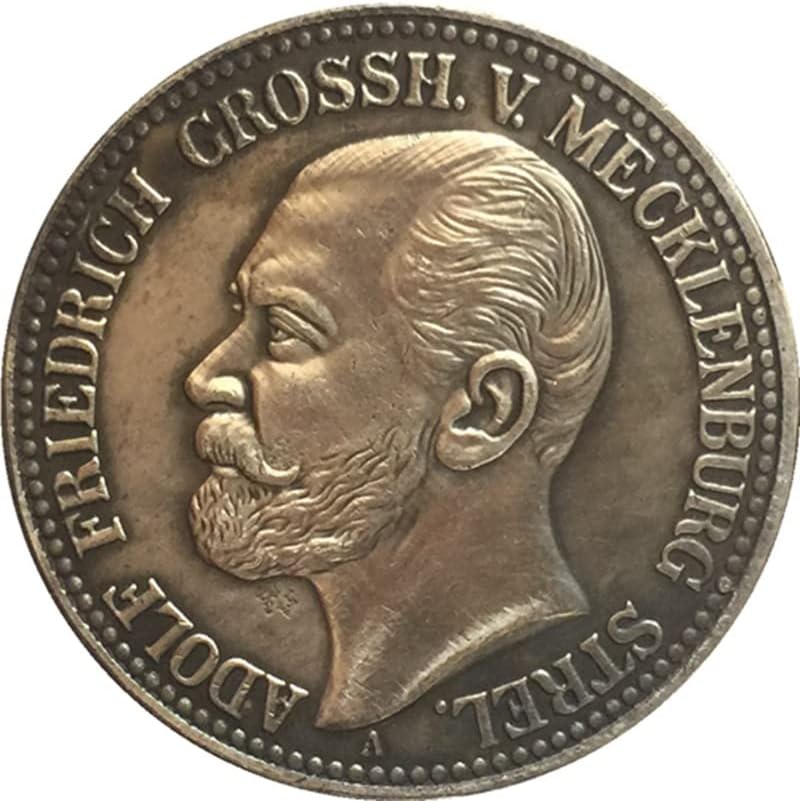 1905 германски Монети Бакарни Сребрени Антички Монети Монети Ракотворби Колекција дува