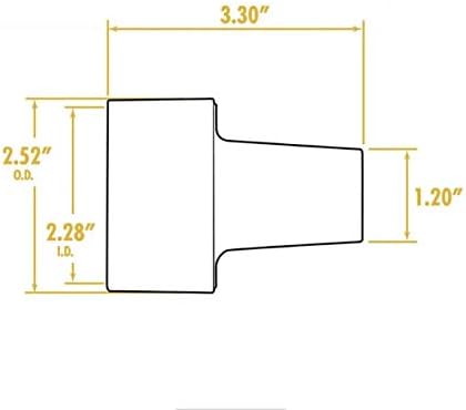 Адаптер за вакуумско црево за собирање прашина/вакуумски прилози - 3 парчиња - 2 продавница VAC адаптери 1,5 - 2,5 и 1,25 ' - 2,5