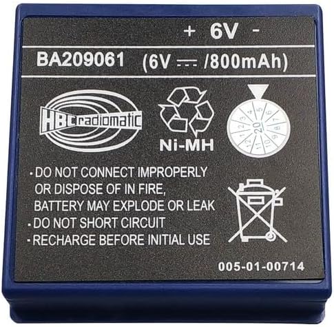 EOOCX BA209061 6v 800mah Ni-MH Батерија ЗА HBC BA209061 Батерија За Далечински Управувач