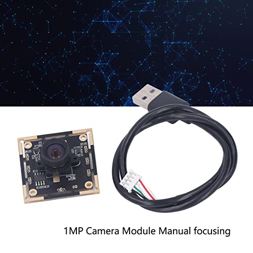 Модул за камера, 1MP HD табла за камера USB2.0 Модул за модул за камера Мини модул за веб -камера 100 степени со панорама за