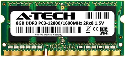 A-Tech 8GB Меморија RAM МЕМОРИЈА за HP/Compaq EliteBook 8570w-DDR3 1600MHz PC3 - 12800 NON ECC SO-DIMM 2Rx8 1.5 V-Еден Лаптоп