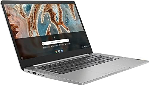 Леново 2022 Најновиот Chromebook 3 14 FHD Лаптоп Компјутер Против Отсјај, MediaTek MT8183 8-Основен ПРОЦЕСОР, 4GB RAM МЕМОРИЈА, 64GB