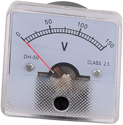 X-gree dh50 класа 2.5 точност DC 0-150V аналоген панел мерач на волтметарски мерач на волтметар (DH50 CLase 2.5 Precisión DC 0-150