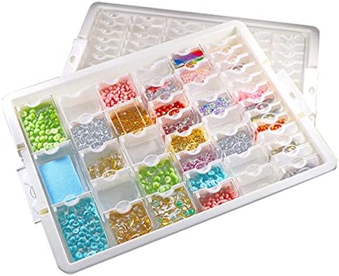 Сад за складирање jaquiain 42 решетки, алатка за кутии за пластична кутија пластична алатка