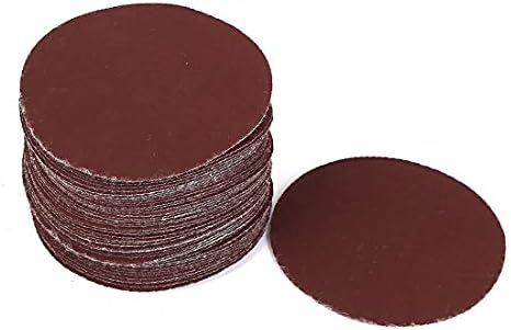 X-Dree 3inch Dia 1200 Grit Shanding Disk Flocking Shandpaper 50pcs за осцилирачка алатка (3inch DIA 1200 Grit Shanding Disk Focking