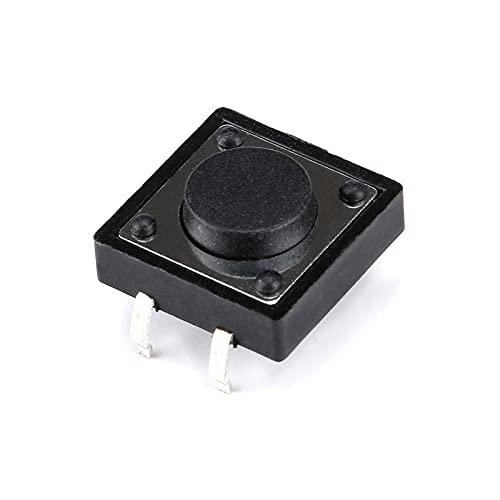 Копче за допир 50pcs/lot 12x12x5mm микро прекинувач Директен приклучок за самостојно ресетирање 12125mm копчиња на копчето натопи 4pin
