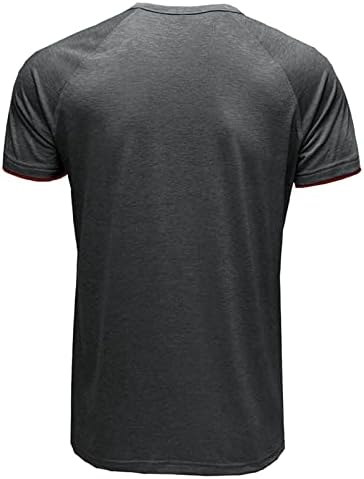 Тенок маички маички со маж со маж со машка маица, копче за кратки ракави за мажи надолу со кошули со преголеми салата кошули Хенли