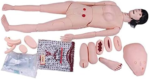 Симулатор за нега на пациенти Мултифункционална обука за машки и женски CPR Manikin за медицинска обука за медицинска сестра, големина