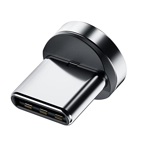 Анкндо Магнетни Конектор Врвот Глави [4-Пакет] USB Ц Магнетни Адаптер Компатибилен со 7pin Магнетни Полнење Кабел 360° Ротирачки