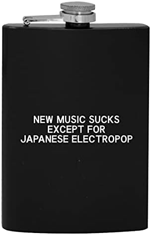 Новата Музика Смрди Освен Јапонската Електропоп-8оз Колба За Пиење Алкохол За Колкови