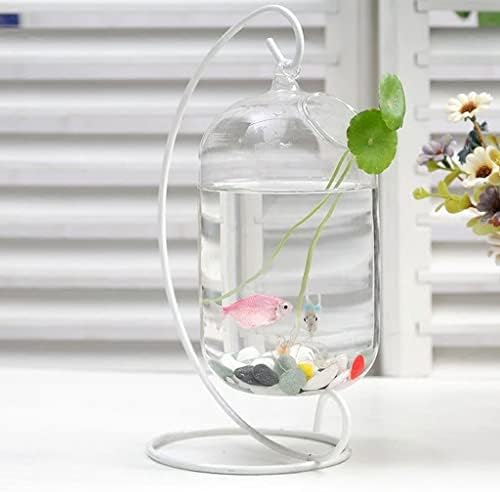 Транспарентен меур цвет тенџере креативно стакло Транспарентен решетка за риба решетката за риба, резервоар за риба, резервоар