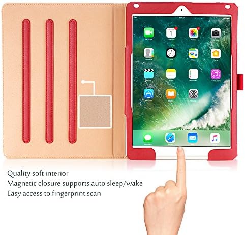 Procase iPad 9,7 инчен тенок пакет со куќи со iPad 9,7 инчен штанд фолио покритие