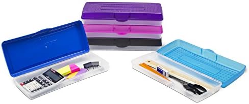 Кутија за молив на Storex, 5,6 x 13,4 x 2,52 инчи, разновидни бои, асортиманот во боја ќе варира, случај од 12