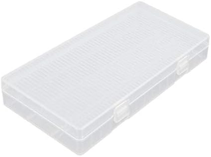 Х - DREE Транспарентен Случај За Складирање Тврда Пластична Кутија За Батерии Организатор 156mmx78mmx25mm (scatola portaoggetti во пластика