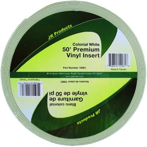 JR Products 10061 Premium Vinyl Insert - црна, 1 x 50 '