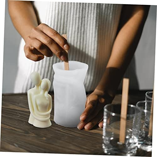 Јардве 1 парчиња миризливи свеќи од силиконски калапи за смола од глинени калапи накит за мажи 3Д човечки силиконски кукли смола сапун сапун