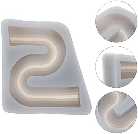 Калапи за смола Sewacc 3 парчиња безбедни занаети во форма на геометриска алатка геометрија калапи смола чоколадо со рачно изработена мувла
